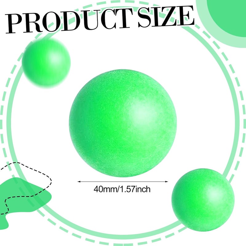 SEEVOR 28 Pcs Balls Table Tennis Balls 40mm Color Plastic Balls Bulk Washable Small Game Balls for Party Decoration Handcrafted Art Carnival Pool Games - Image 2
